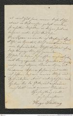 Nachlass Franz Steindachner, Brief von Hugo Schilling an Franz Steindachner (13.02.1878), Inv.Nr. 451.07, Seite 2